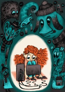 Lurking in the Dark by Maia Fjord